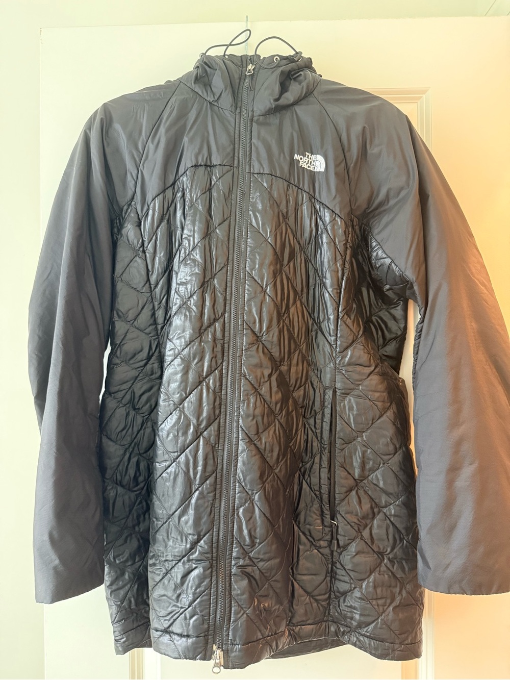 The North Face Black Thermoball Eco Hoodie Primaloft Jacket